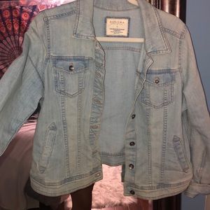 Very cute light wash jean jacket